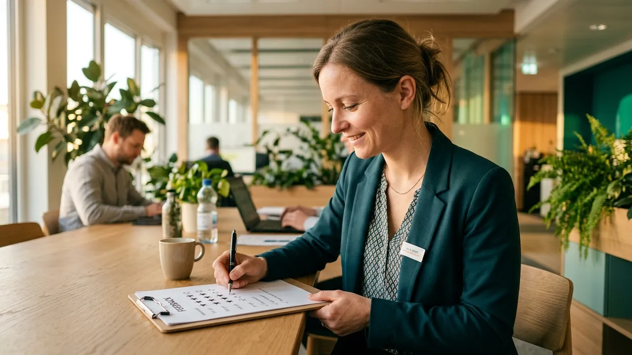 Der 5-Minuten-Feedbackbogen für den KVP-Lernzyklus